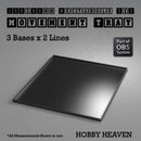 Rectangle Movement Trays | Cavalry & Monsters | 50×25-100×60mm | OBS System - Only-Games