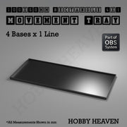 Rectangle Movement Trays | Cavalry & Monsters | 50×25-100×60mm | OBS System - Only-Games