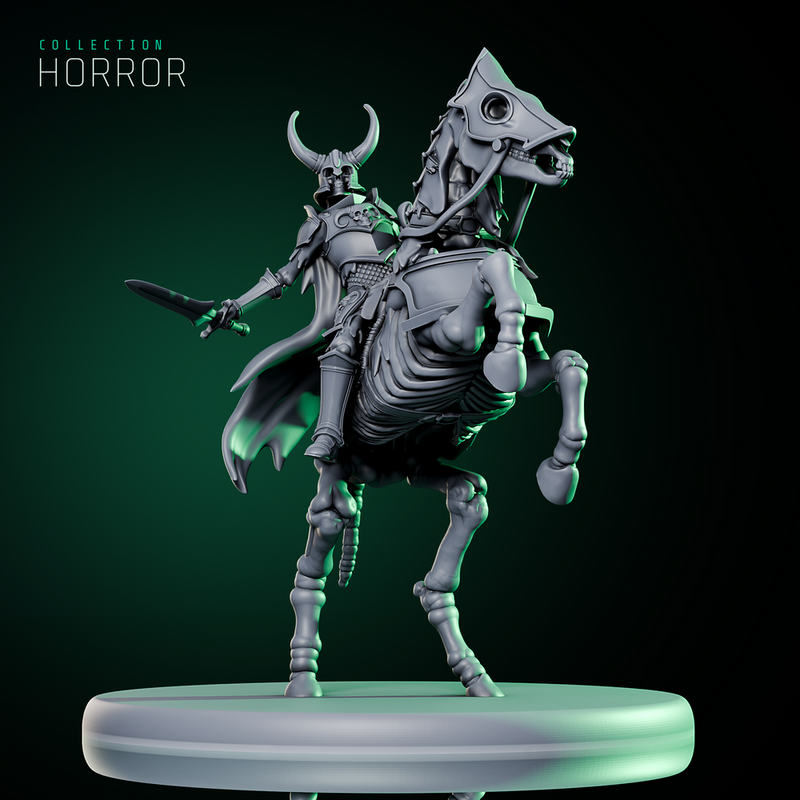 Skeleton Army Sworsman Cavalry - Only-Games