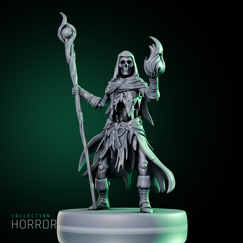 Skeleton Army Mage - Only-Games