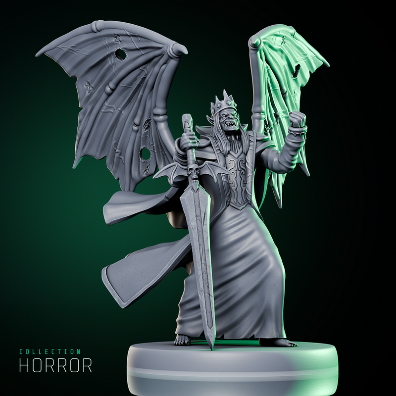 Winged Vampire King w/ Sword - Only-Games
