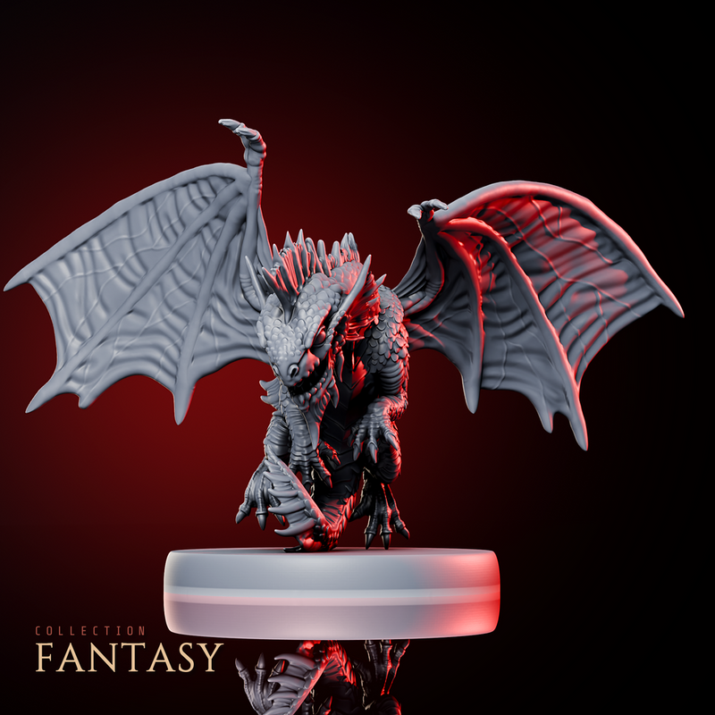 Silver Dragon Wyrmling 2 - Only-Games