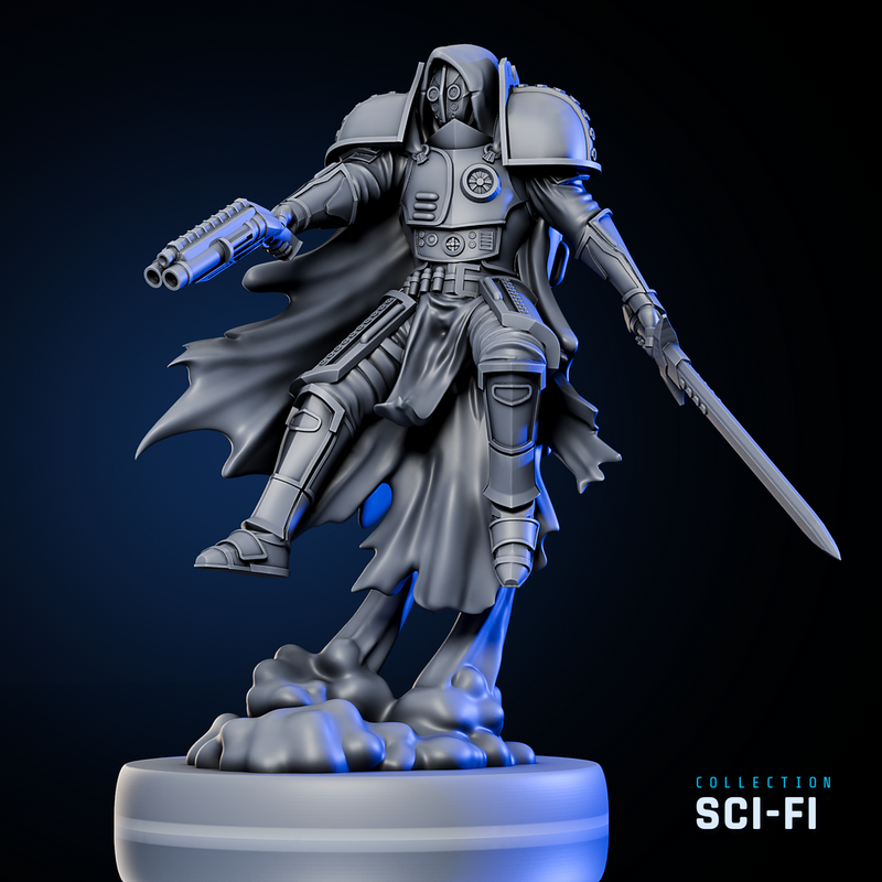 Jepack Headhunter w/ Sword and Gun - Only-Games