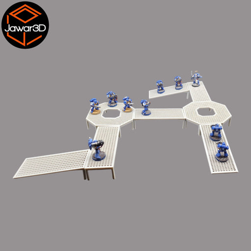 Footbridge Set - 28mm Wargaming Scatter Terrain Scenery Tabletop Miniature - Only-Games