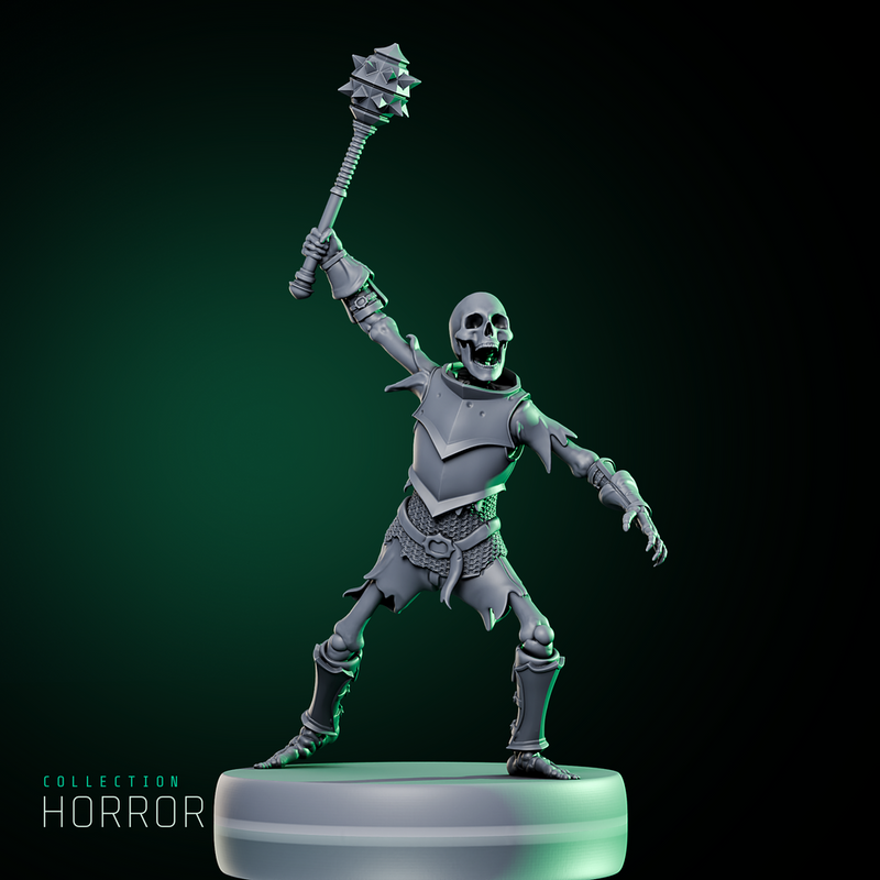 Skeleton Army w/ Mace - Only-Games