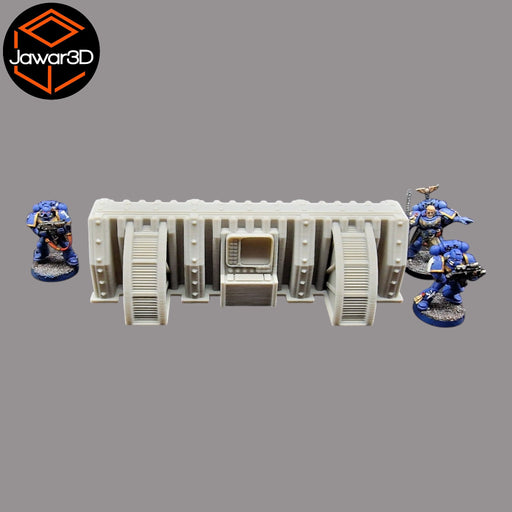 Energy Bridge Console with Turbines - 28mm Wargaming Scatter Terrain Scenery - Only-Games