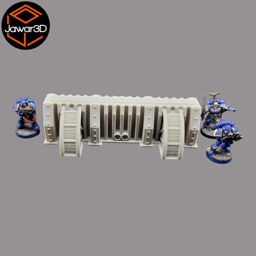 Energy Bridge Console with Turbines - 28mm Wargaming Scatter Terrain Scenery - Only-Games