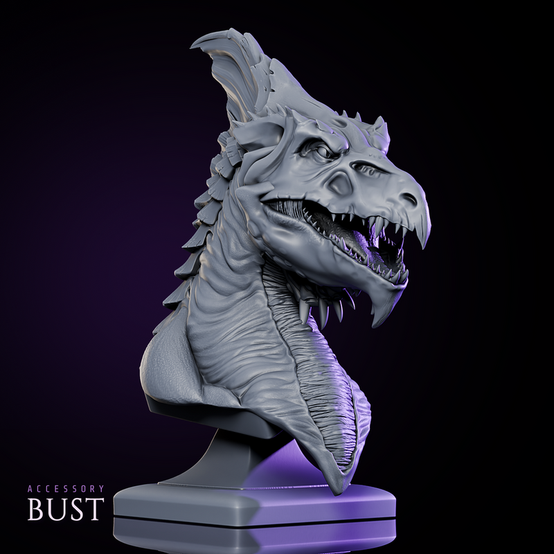 White Dragon Bust - Only-Games