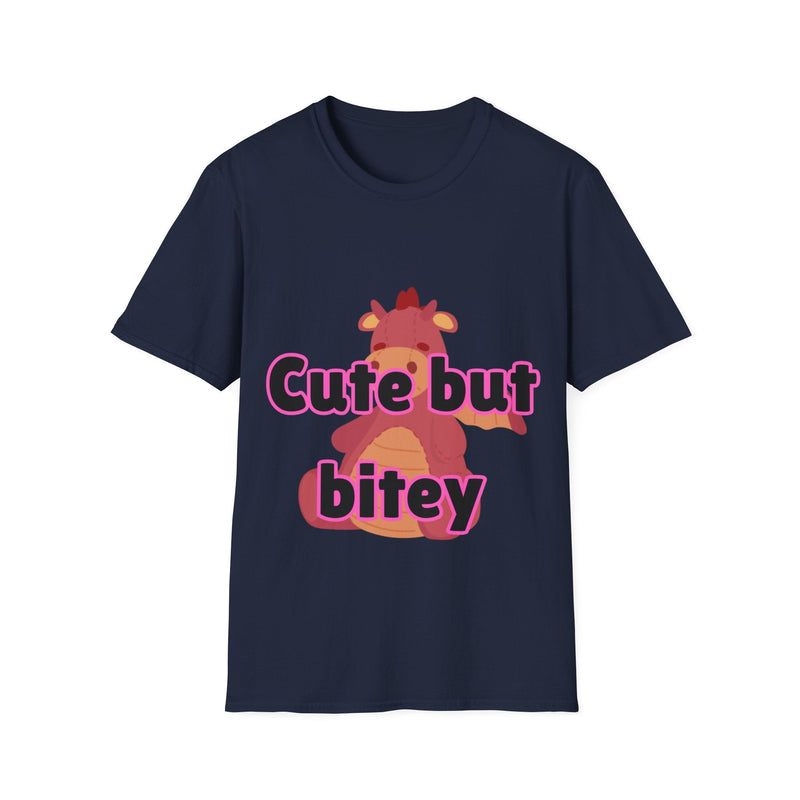 Cute But Bitey Unisex Softstyle T-Shirt - Only-Games