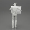 Young Man in hat with beard Holding Map And Looking At it - Only-Games