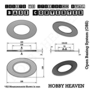Oval To Oval Bases Size Converters 3d Print Full Range - Only-Games
