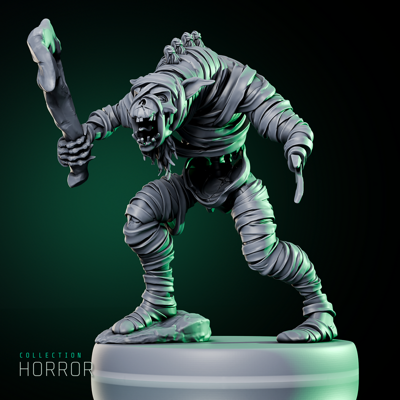 Gnoll Mummy w/ Club 2 - Only-Games