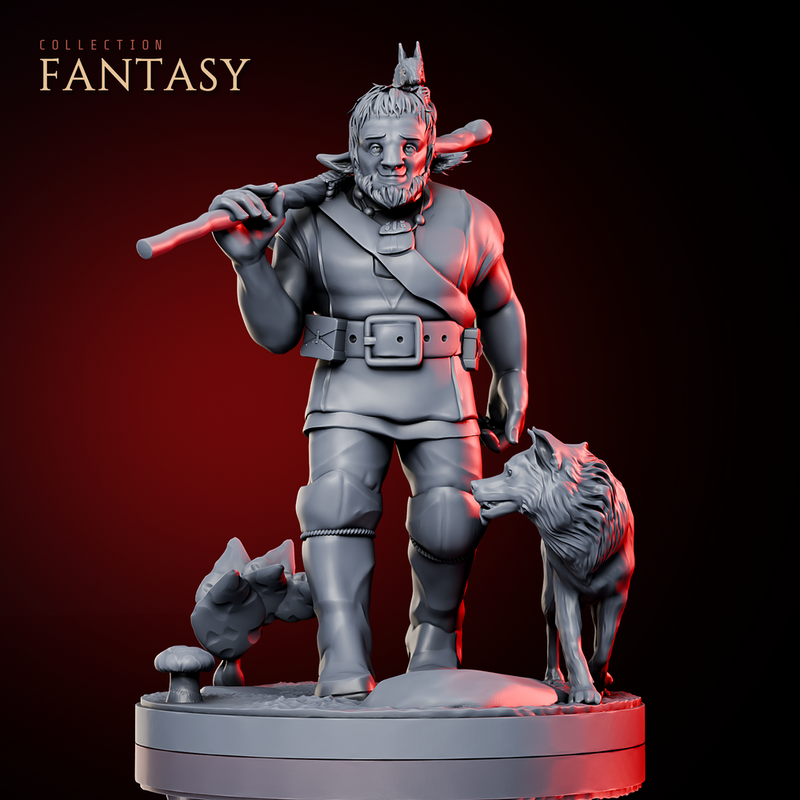 Firbolg Druid w/ Wolf Companion - Only-Games