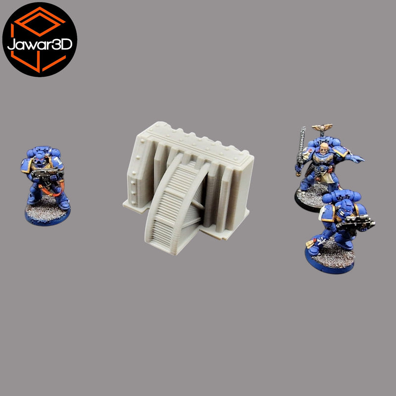 Energy Bridge Single Turbine - 28mm Wargaming Scatter Terrain Scenery Tabletop - Only-Games