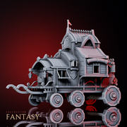 Wooden Merchant Wagon - Only-Games
