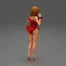 sexy young woman posing in onepiece - Only-Games