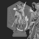 Corvus Vermis Trobat ( Tiefling - Fighter ) Grey