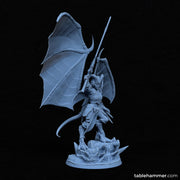 Nyssara the Cursed – Demon Queen of Shadows (60mm Base) - Only-Games
