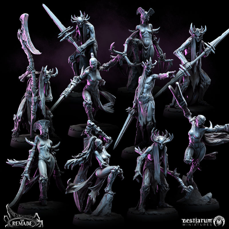 Grimdark Dark Elves | Bestiarum | Wargaming DnD Miniatures