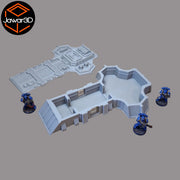 Marine HQ - 28mm Wargaming Scatter Terrain Scenery Tabletop Miniature - Only-Games