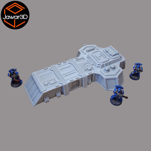 Marine HQ - 28mm Wargaming Scatter Terrain Scenery Tabletop Miniature - Only-Games