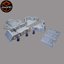 Marine HQ - 28mm Wargaming Scatter Terrain Scenery Tabletop Miniature - Only-Games