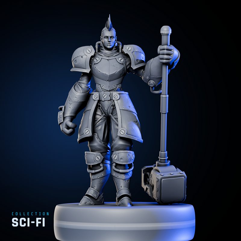 Exosuit Artificer w/ Mask - Only-Games