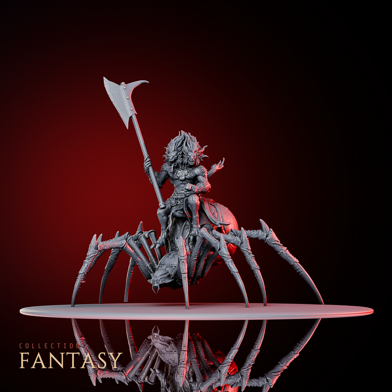 Abyssal Demon on Giant Spider - Only-Games
