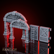 Dwarf Mine Doors & Ladders Pack - Only-Games