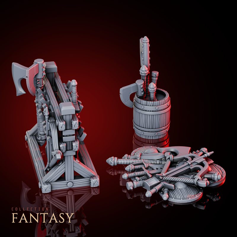 Fantasy Camp Weapon Rack - Only-Games