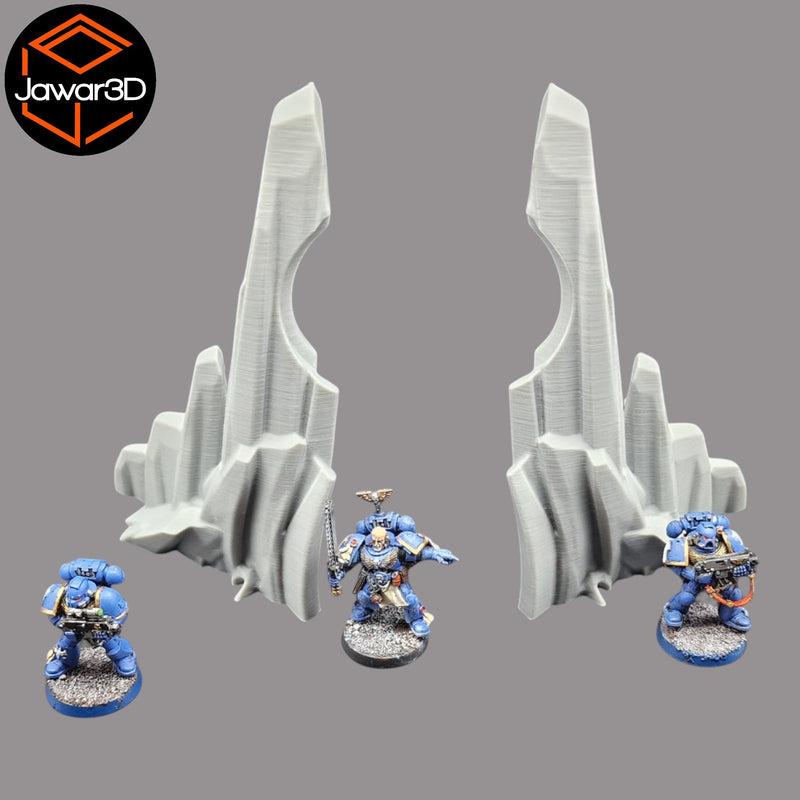 Rock Passage - 28mm Wargaming Scatter Terrain Scenery Tabletop Miniature - Only-Games