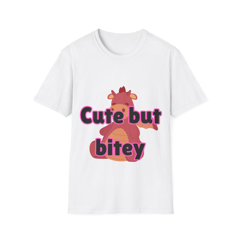 Cute But Bitey Unisex Softstyle T-Shirt - Only-Games