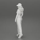 gangster homies lowrider girl posing in hat and sunglasses with long hair - Only-Games