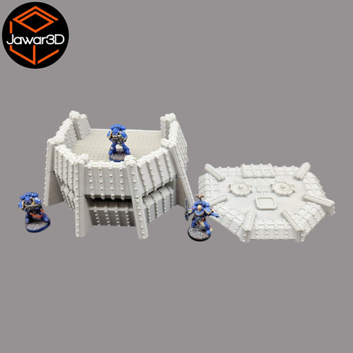 Reinforced Defence Bunker - 28mm Wargaming Scatter Terrain Scenery Tabletop - Only-Games