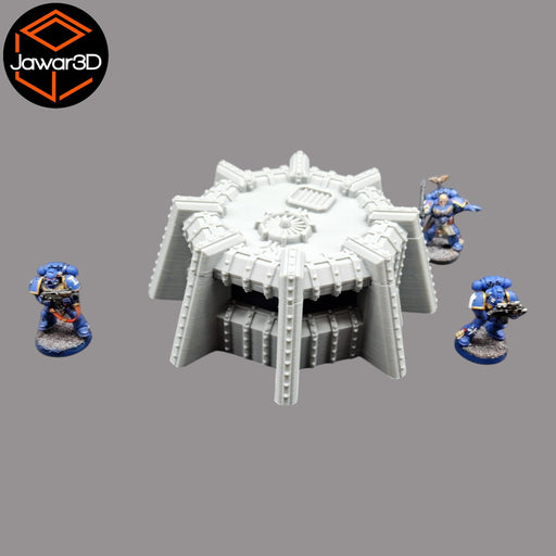 Round Defence Bunker - 28mm Wargaming Scatter Terrain Scenery Tabletop Miniature - Only-Games