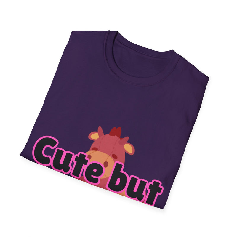 Cute But Bitey Unisex Softstyle T-Shirt - Only-Games