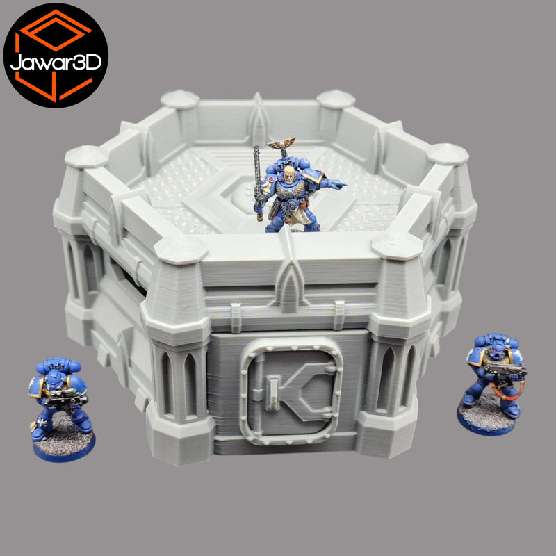 Zarix Bunker - 28mm Wargaming Scatter Terrain Scenery Tabletop Miniatu