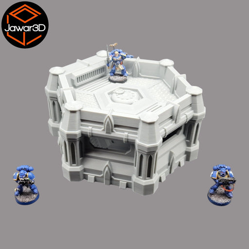 Zarix Bunker - 28mm Wargaming Scatter Terrain Scenery Tabletop Miniature - Only-Games
