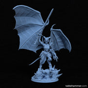 Nyssara the Cursed – Demon Queen of Shadows (60mm Base) - Only-Games