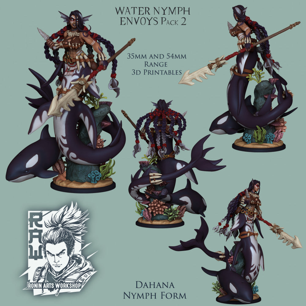 Water Nymph Envoys (NSFW) Mermaid Set 2 - Ronin Arts Workshop