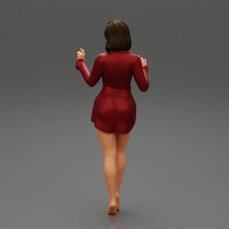 Cute Woman Wearing Long Shirt while Posing - Only-Games