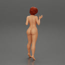 Naked girl in posing in short hair - Only-Games