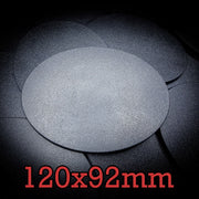 120x92mm Oval Plain Plastic Base - Only-Games