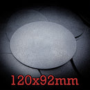 120x92mm Oval Plain Plastic Base - Only-Games