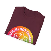 Critical Rolls NOT Gender Roles Unisex Softstyle T-Shirt - Only-Games