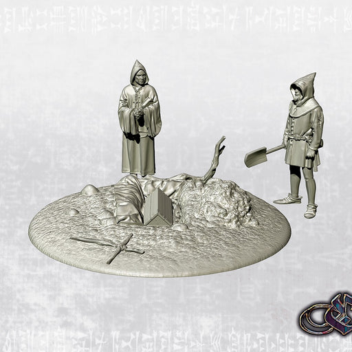 "An Orphan's Burial" Western Eurpe - 14th Century - 28mm (Historic Scale) - Only-Games