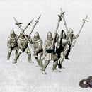 Infantrymen with polehammers - Western Europe - 14th Century - 28mm - Only-Games