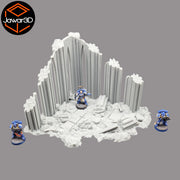Zarix Ruins - 28mm Wargaming Scatter Terrain Scenery Tabletop Miniature - Only-Games