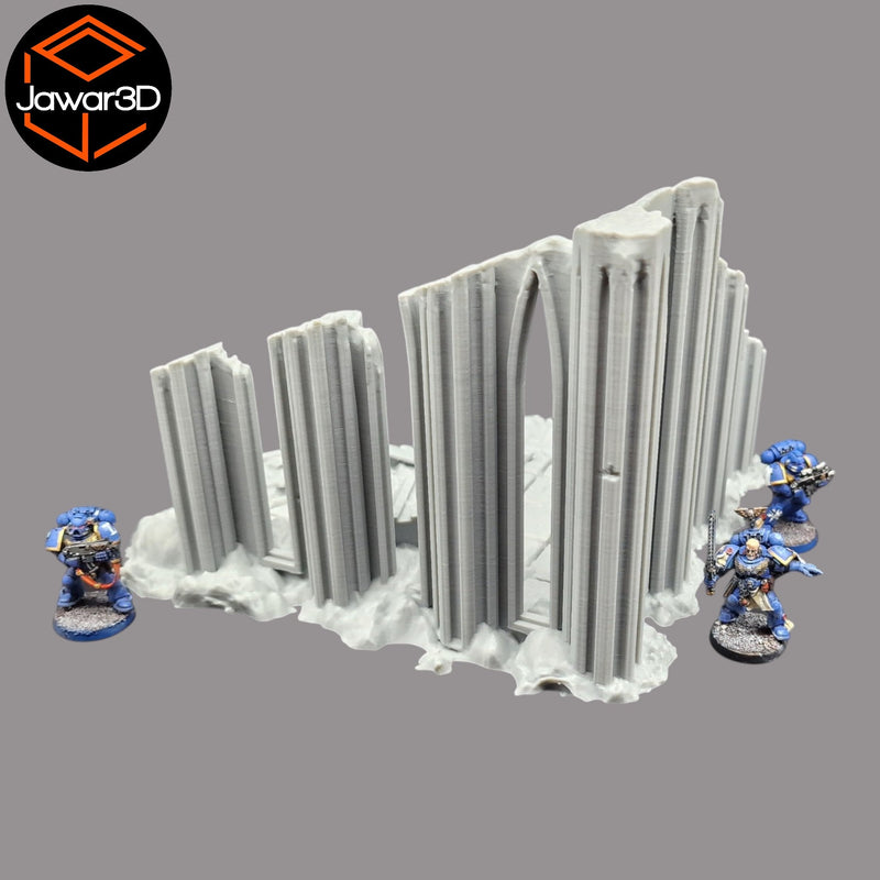 Zarix Ruins - 28mm Wargaming Scatter Terrain Scenery Tabletop Miniature - Only-Games
