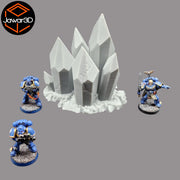 Crystal Cluster - 28mm Wargaming Scatter Terrain Scenery Tabletop Miniature - Only-Games